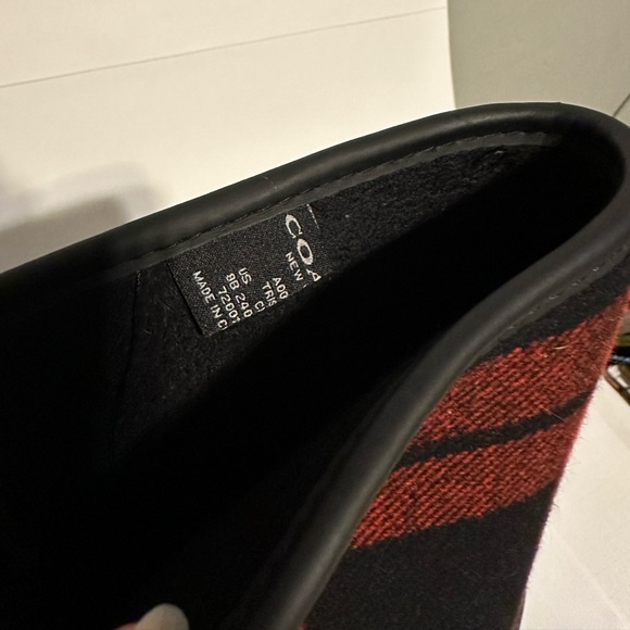 Coach tristee plaid rainboots size 8 - Picture 7 of 7